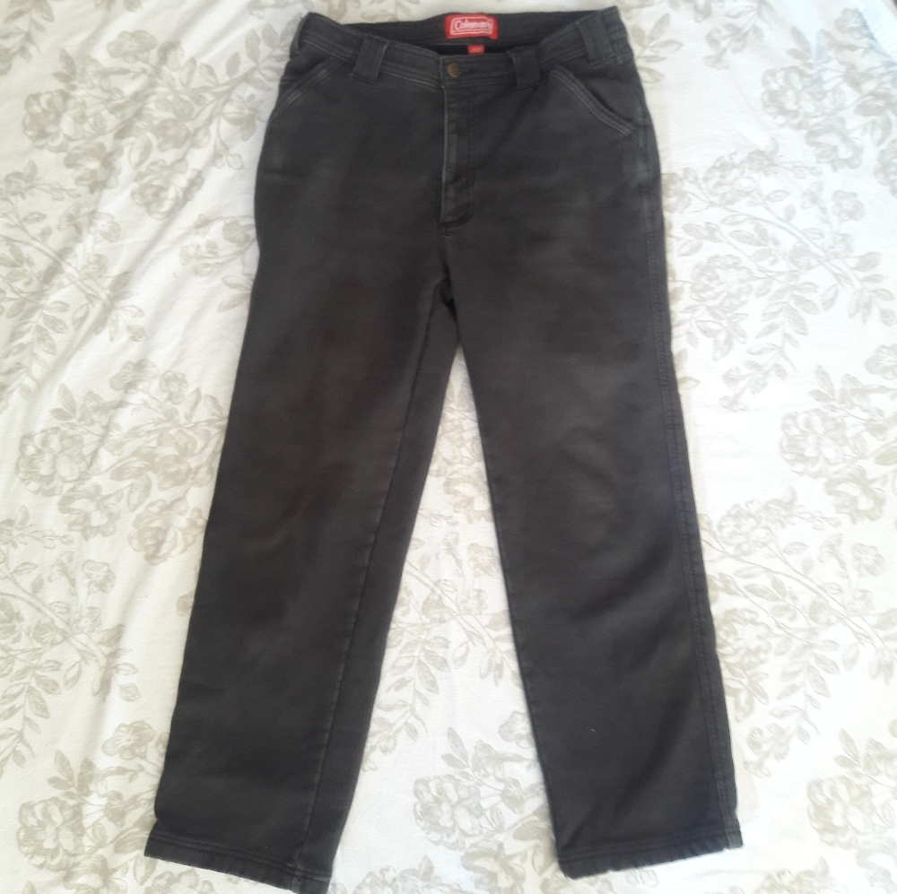 Coleman fleece lined black pants
